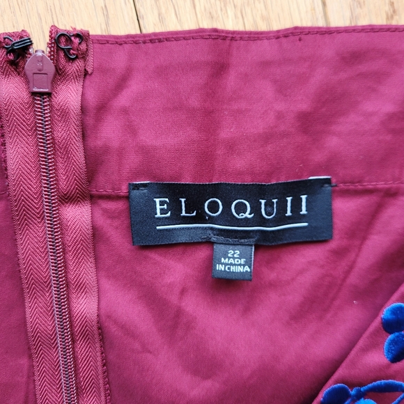 Eloquii V-Neck Dress - Picture 3 of 16